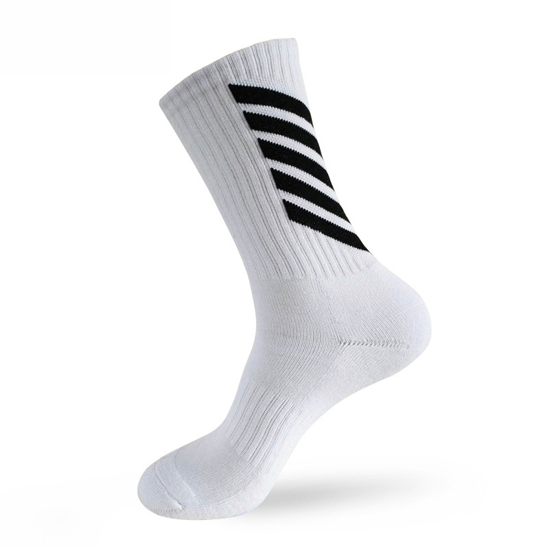 Thick Towel Bottom Basketball Socks Striped Socks Skateboarding Men Women Socks